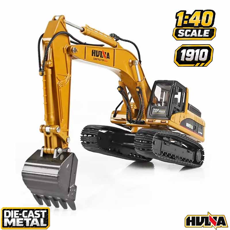 ماکت بیل مکانیکی فلزی راهسازی هوینا مدل Huina Metal Excavator 1910